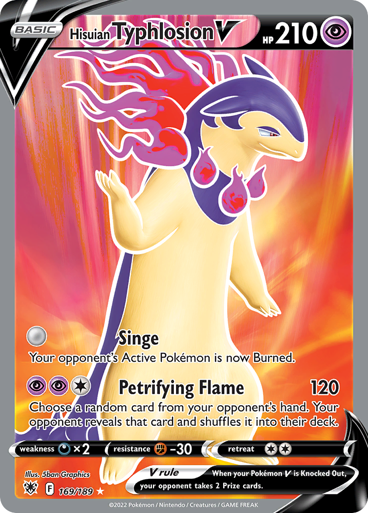 Hisuian Typhlosion V - 169/189 - EN
