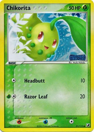 Chikorita - 51/115 - Reverse Holo - EN