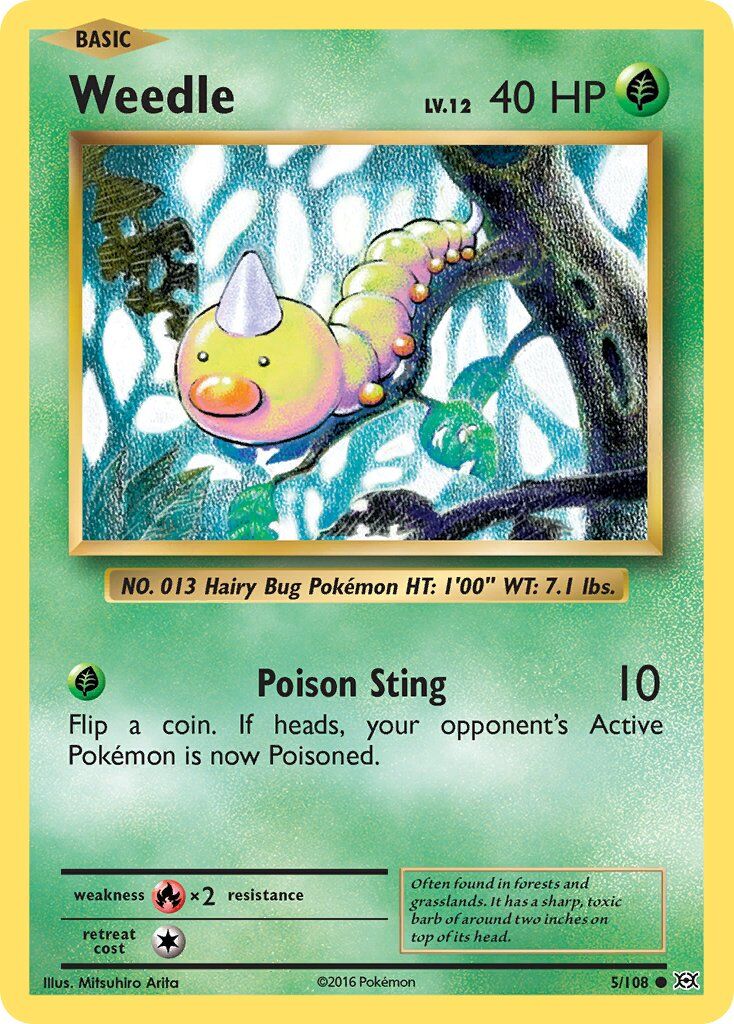 Weedle - 5/108 - EN Weedle - 5/108 - EN