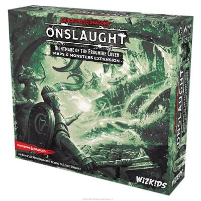 Dungeons & Dragons Onslaught: Nightmare Of The Frogmire Coven - Maps & Monsters Expansion - EN Dungeons & Dragons Onslaught: Nightmare Of The Frogmire Coven - Maps & Monsters Expansion - EN