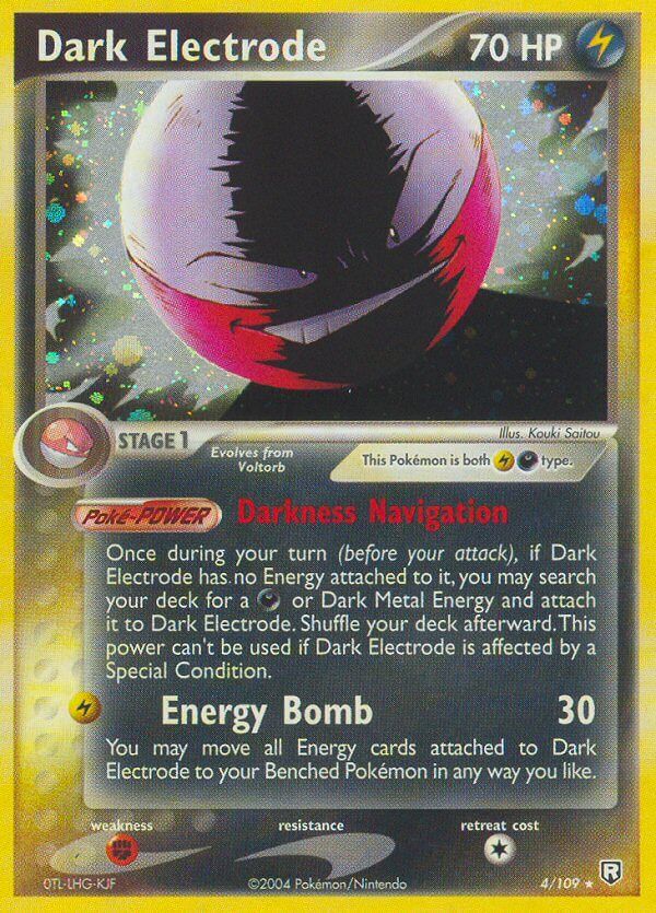 Dark Electrode - 4/109 - Reverse Holo - EN Dark Electrode - 4/109 - Reverse Holo - EN