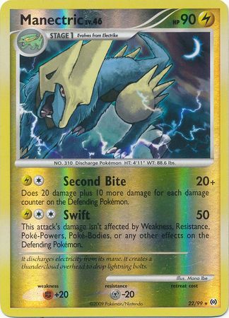 Manectric - 22/99 - Reverse Holo - EN Manectric - 22/99 - Reverse Holo - EN