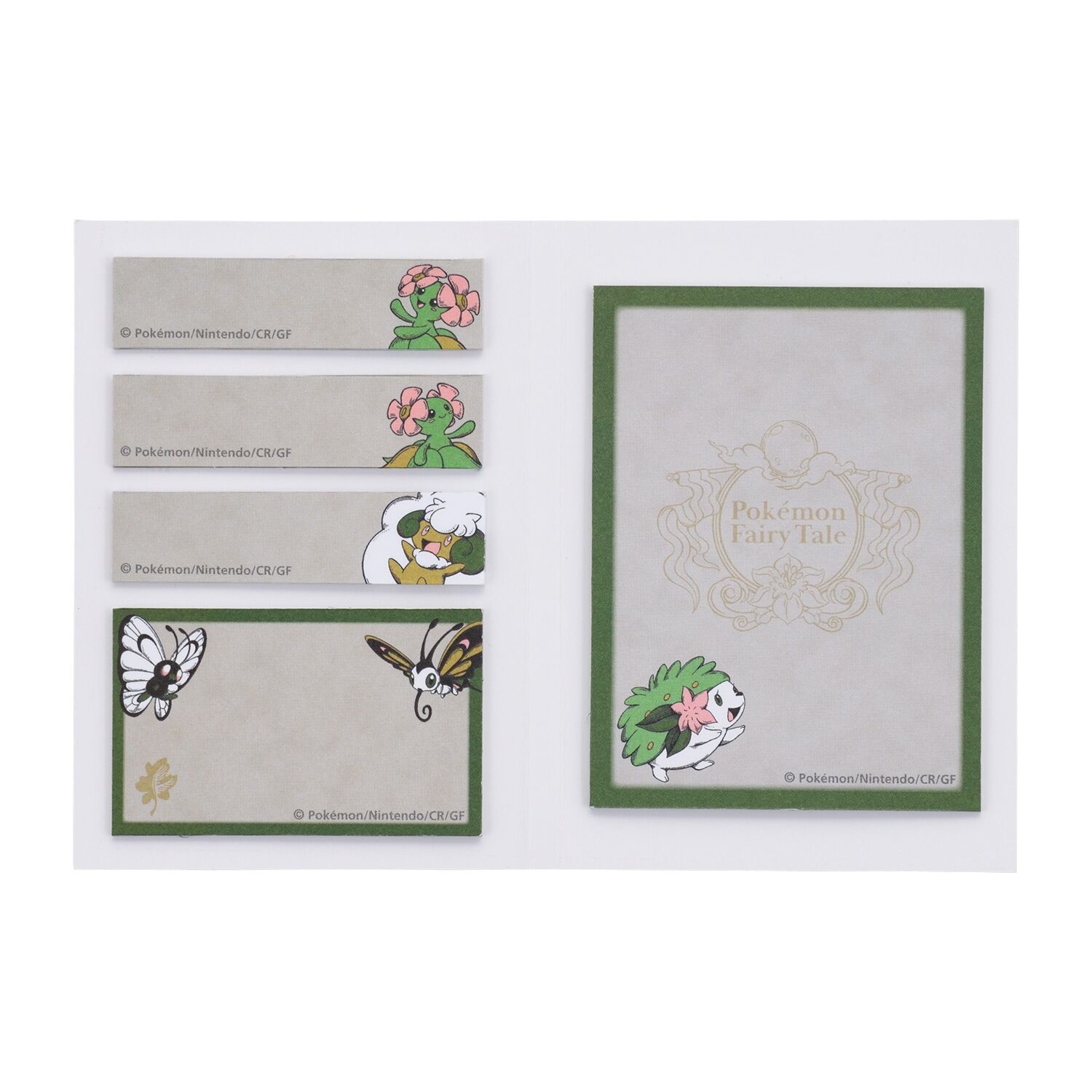Pokémon Center Original Book Type Sticky Note Fairy Tale Shaymin
