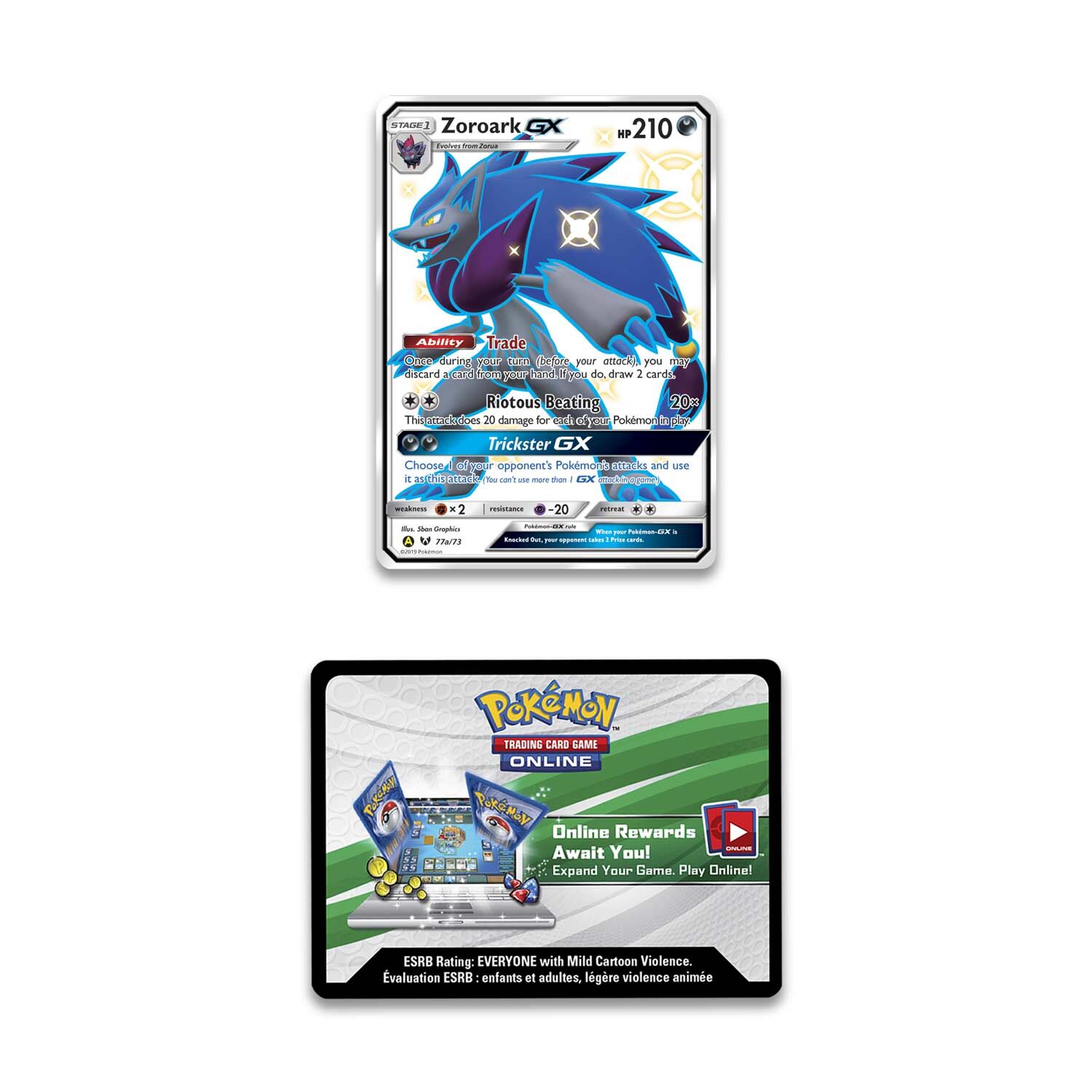 Pokémon Hidden Fates Shiny Zoroark-GX Poké Ball Collection - EN