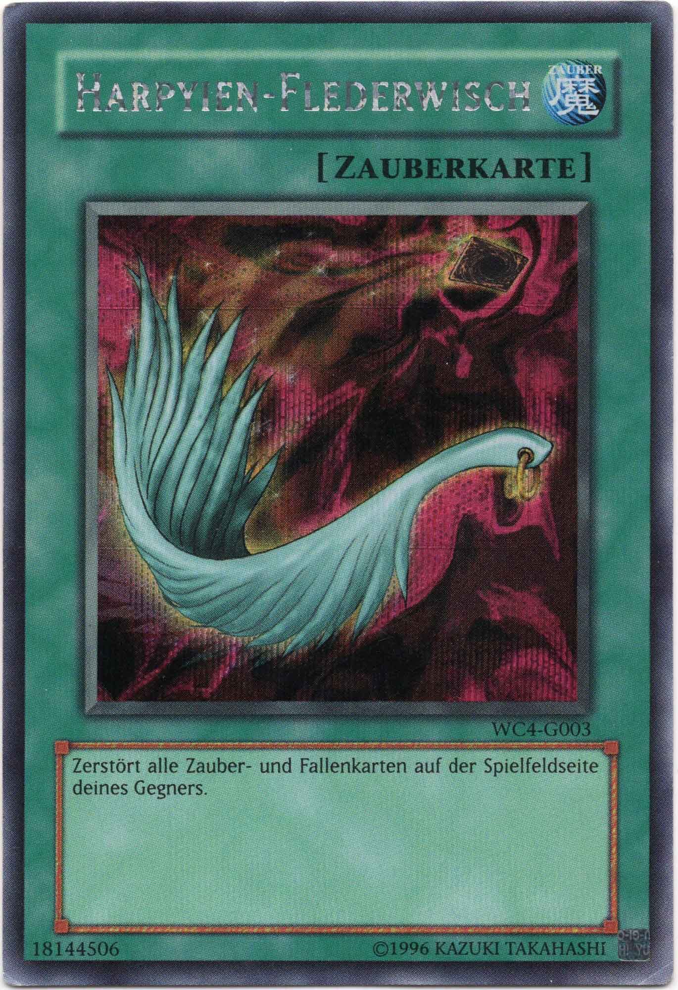 wc4-g003-harpyien-flederwisch-secret-rare-lightly-played Harpyien-Flederwisch - WC4-G003 - Prismatic Secret Rare
