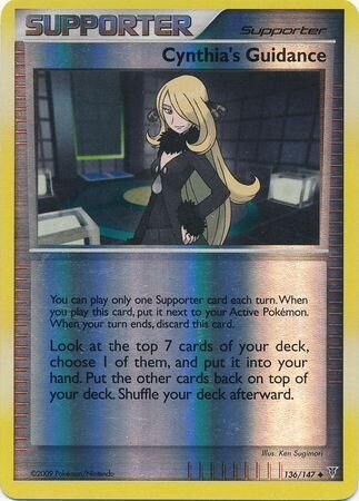 Cynthia’s Guidance - 136/147 - Reverse Holo - EN Cynthia’s Guidance - 136/147 - Reverse Holo - EN