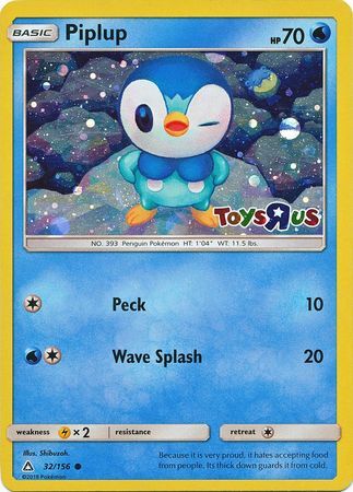 piplup-32-156-pokemon-tcg-toys-r-us-promo-near-mint Piplup 32/156 - Pokémon TCG - Toys R Us Promo - Near Mint