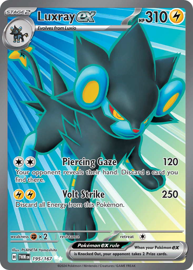 Luxray ex - 195/167 - EN