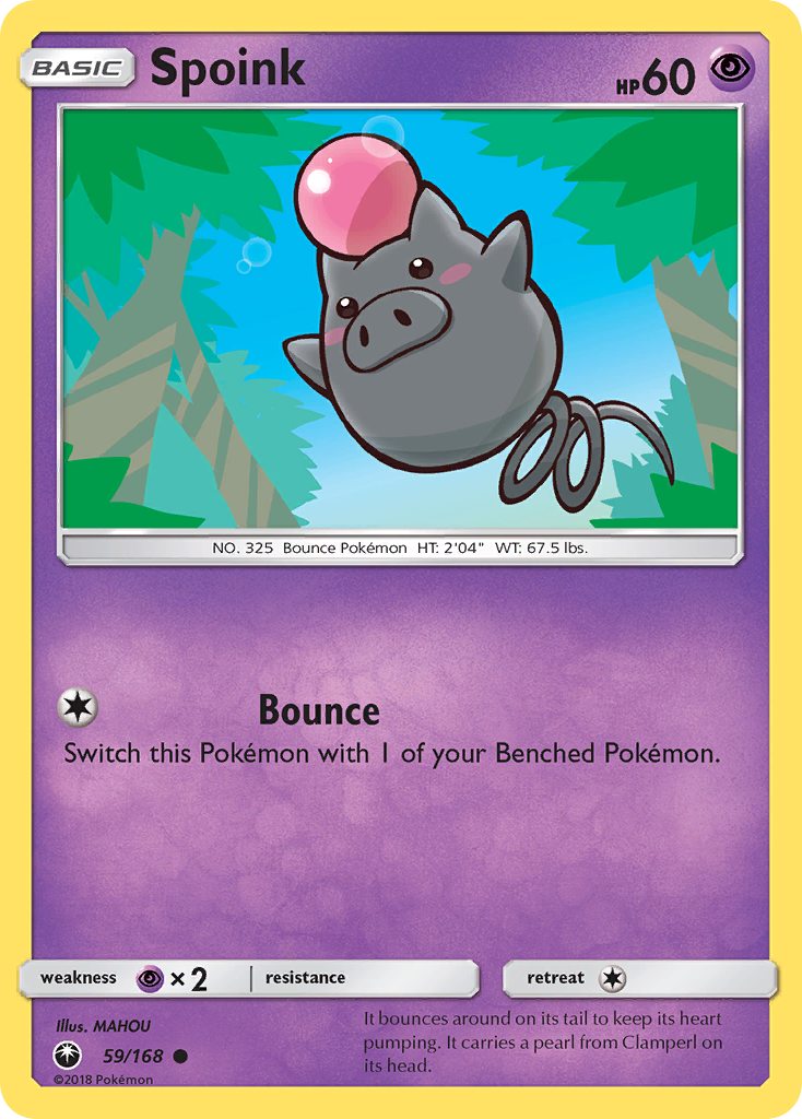 Spoink - 59/168 - EN Spoink - 59/168 - EN