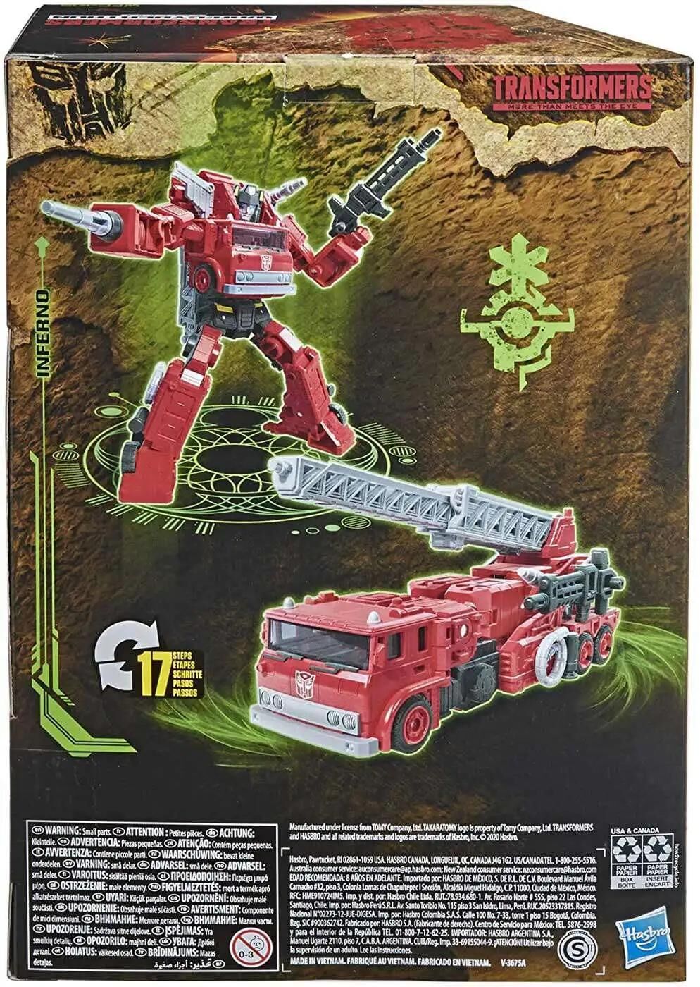 Transformers Generations Kingdom: War for Cybertron Inferno Voyager Action Figure