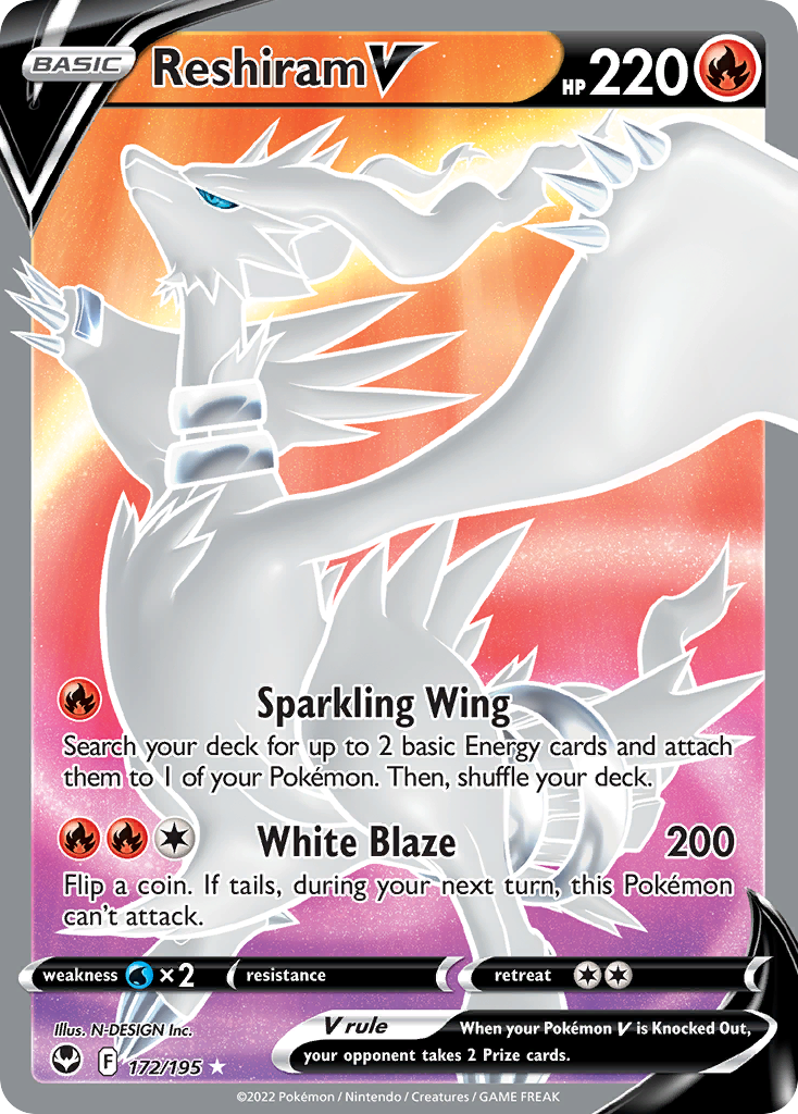 Reshiram V - 172/195 - EN