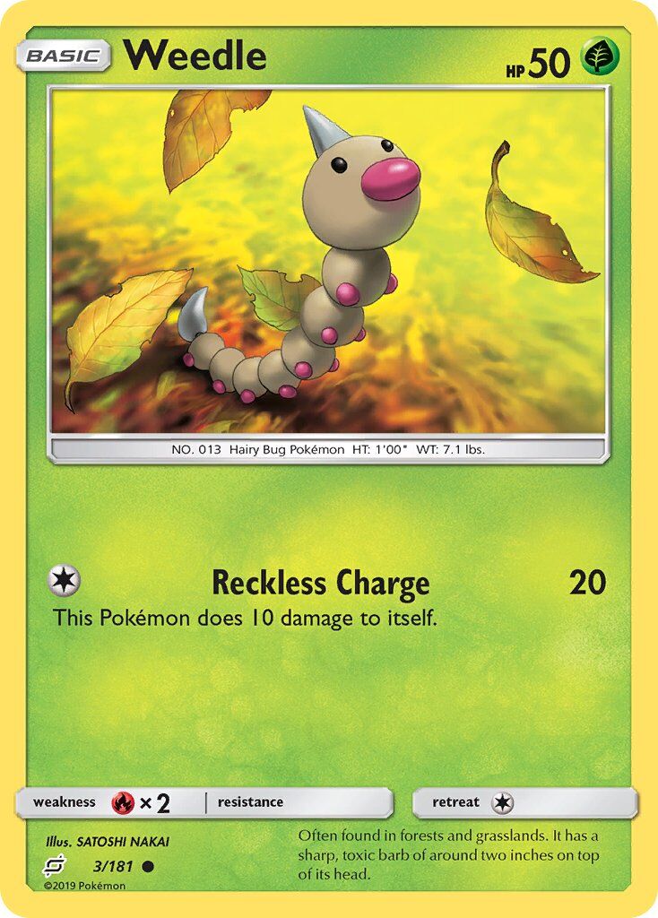 Weedle - 3/181 - EN Weedle - 3/181 - EN