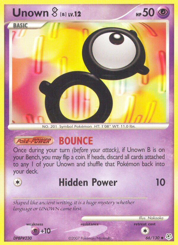 Unown B - 66/130 - EN Unown B - 66/130 - EN