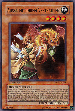 Aussa mit ihrem Vertrauten - Yu-Gi-Oh!
