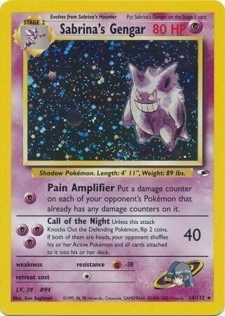 Sabrina’s Gengar - 14/132 - Unlimited - EN Sabrina’s Gengar - 14/132 - Unlimited - EN