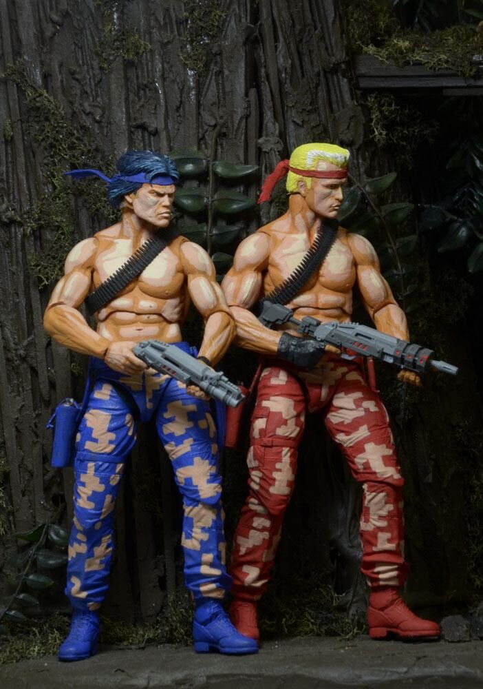 Contra Actionfiguren Doppelpack Bill & Lance Video Game Appearance 18 cm