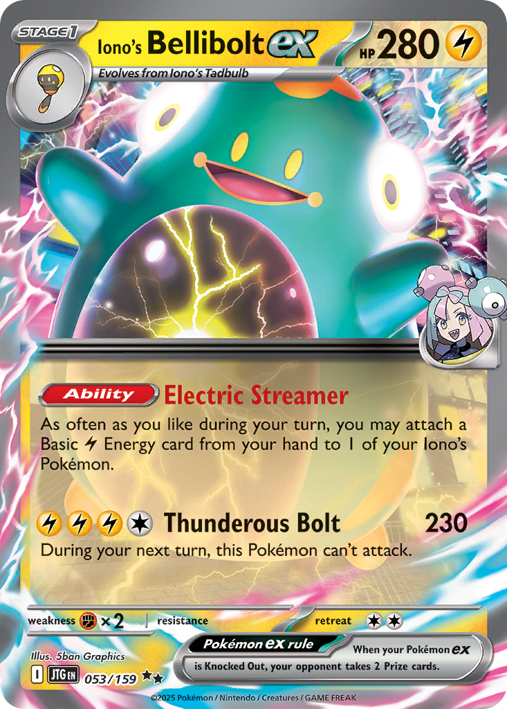 Iono’s Bellibolt ex - 053/159 - EN
