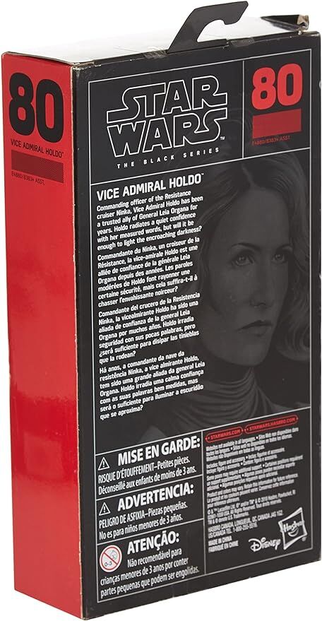 Star Wars Figur Vizeadmiral Holdo aus The Black Series, 15,2 cm