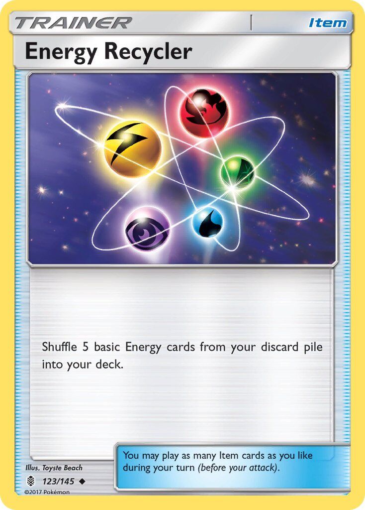 Energy Recycler - 123/145 - Pokémon TCG - Lightly Played - EN