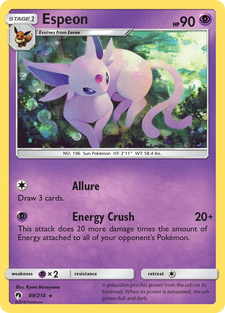 Espeon - 89/214 - EN Espeon - 89/214 - EN