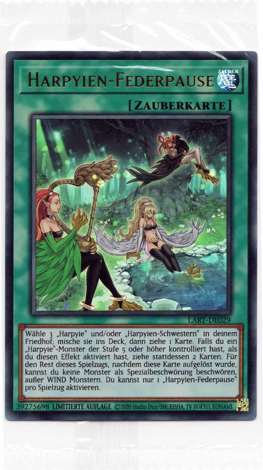 harpyien-federpause-lart-de029-ultra-rare-sealed-yu-gi-oh-1 Harpyien-Federpause - LART-DE029 - Ultra Rare - Sealed