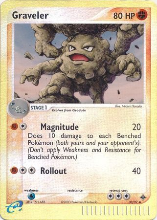 Graveler - 30/97 - Reverse Holo - EN