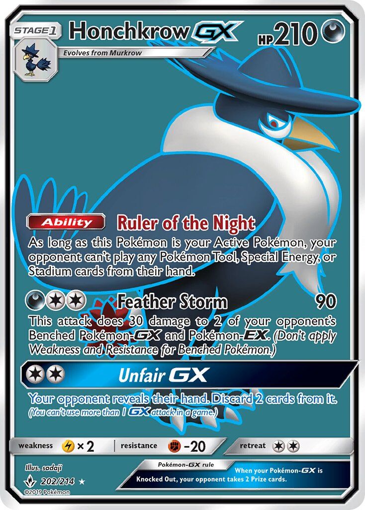 Honchkrow-GX - 202/214 - EN Honchkrow-GX - 202/214 - EN