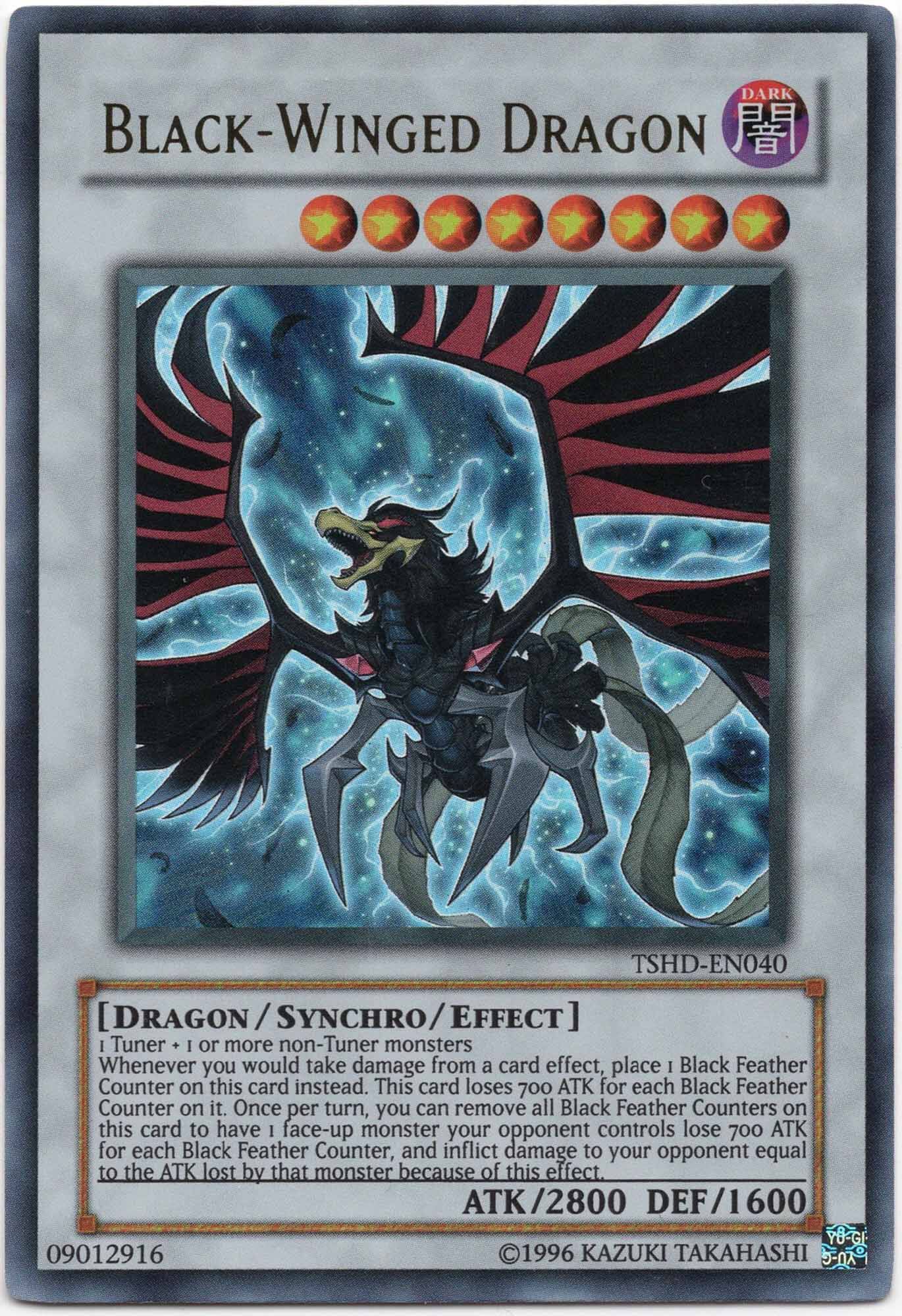 black-winged-dragon-tshd-en040-ultra-rare-lightly-played Black-Winged Dragon - TSHD-EN040 - Ultra Rare (Lightly Played)