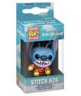Lilo & Stitch POP! Vinyl Schlüsselanhänger Stitch w/Blaster - 4 cm 