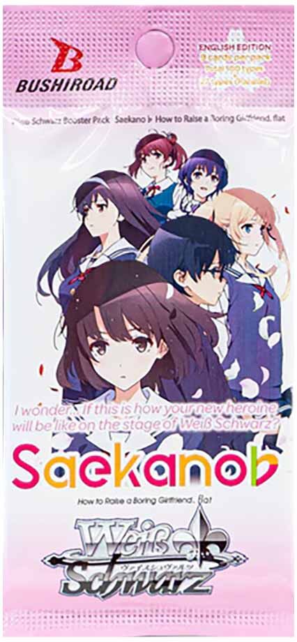 Saekano♭ How to Raise a Boring Girlfriend. flat Booster - Weiss Schwarz TCG - EN Saekano♭ How to Raise a Boring Girlfriend. flat Booster - Weiss Schwarz TCG - EN