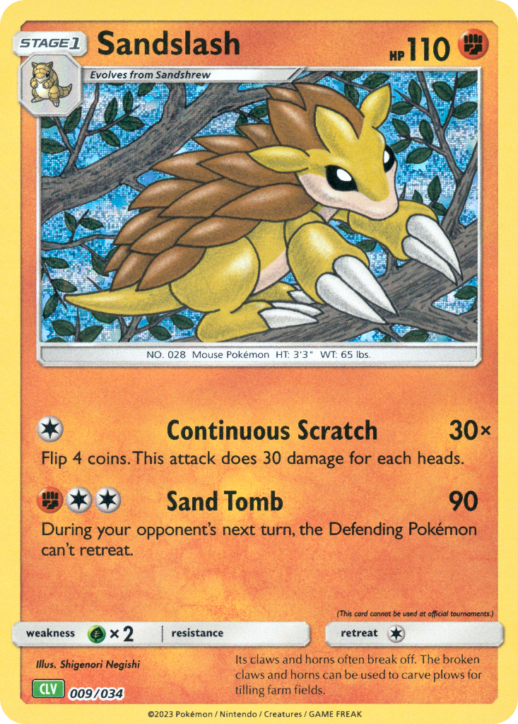 Sandslash - 009/34 - EN