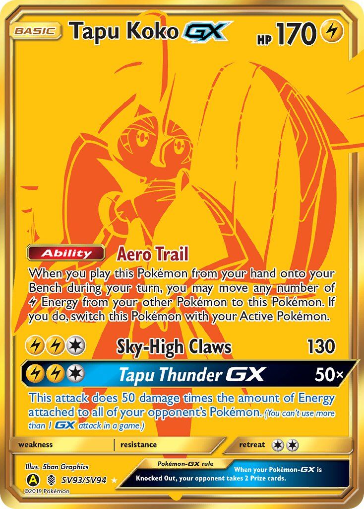 Tapu Koko-GX - SV93/145 - EN Tapu Koko-GX - SV93/145 - EN