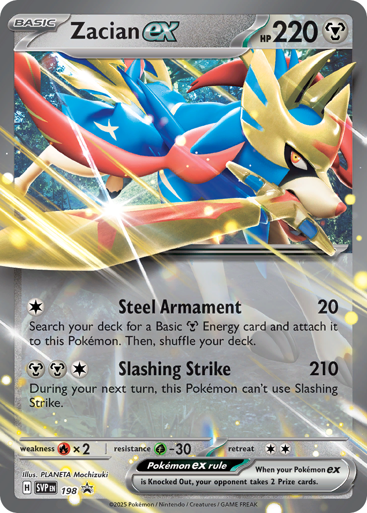 Zacian ex - SVP198 - EN
