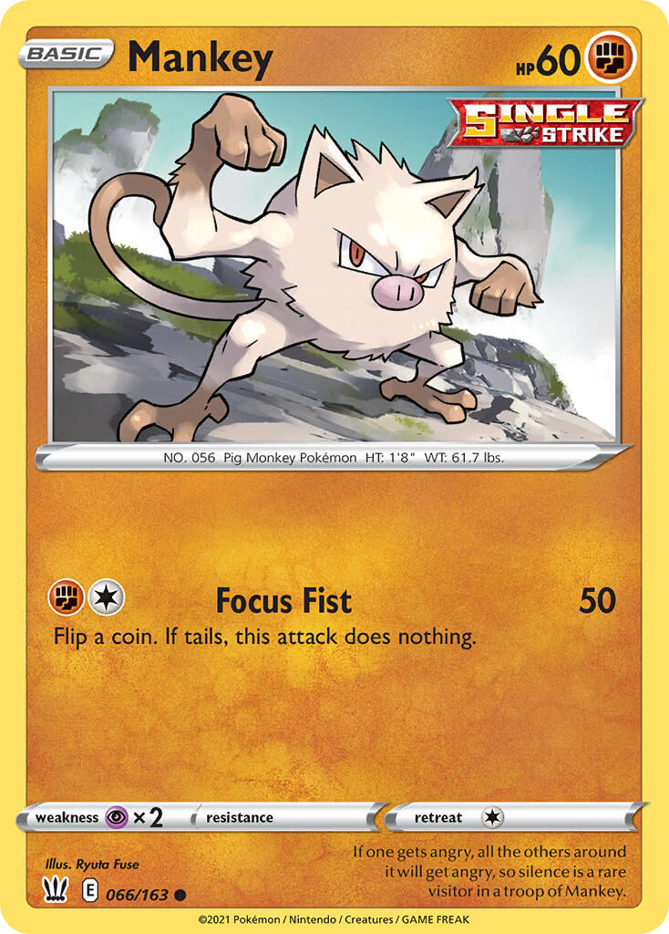 Mankey - 066/163 - EN Mankey - 066/163 - EN