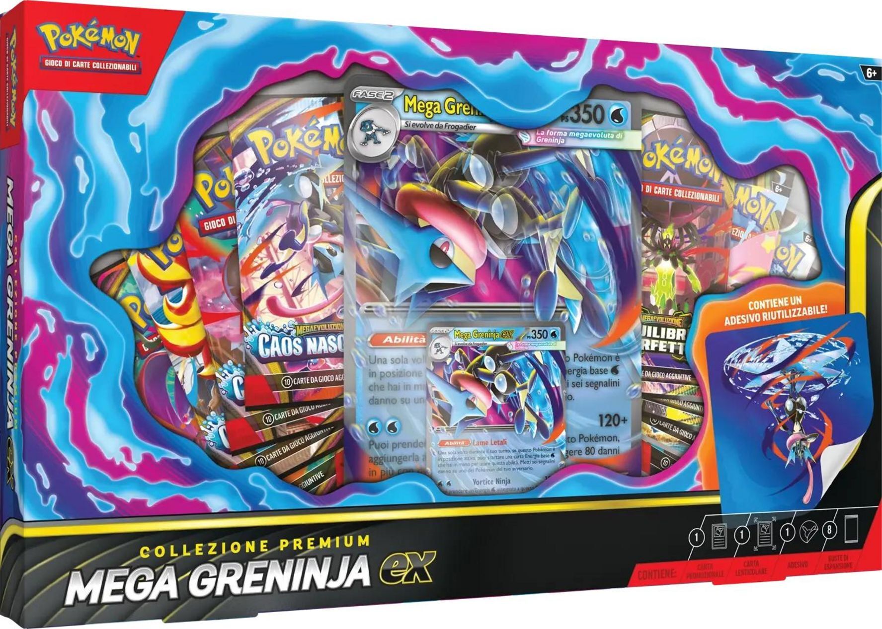 Pokémon TCG: Mega Greninja ex Premium Collection - IT