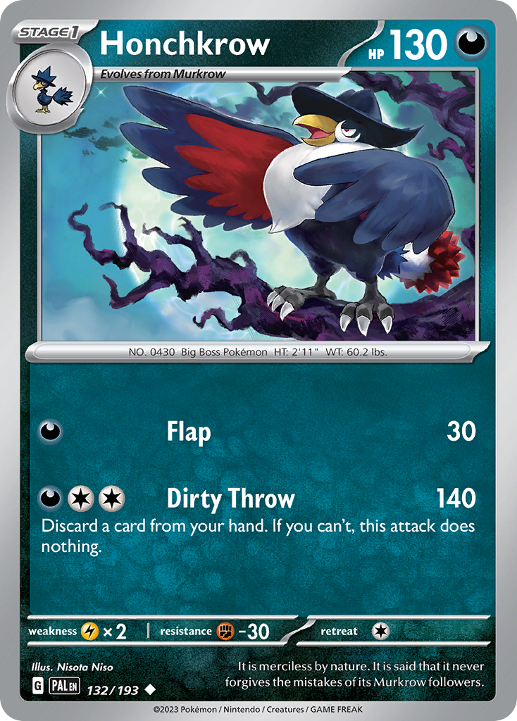 Honchkrow - 132/193 - EN