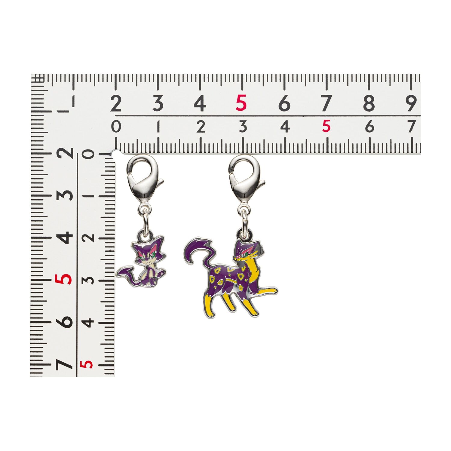 Pokemon Center - Purrloin, Liepard Schlüsselanhänger - 2 Stück