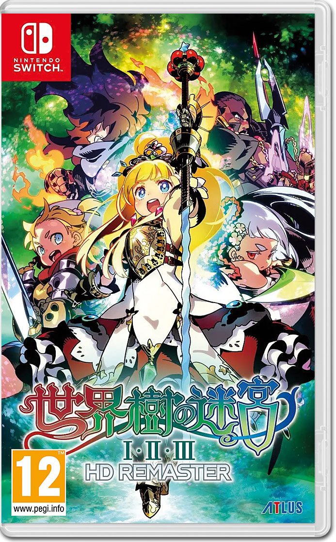 Etrian Odyssey Origins Collection I*II*III HD Remaster - NEW Sealed - Nintendo Switch - EN