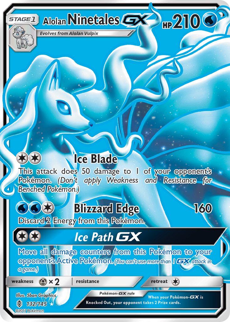Alolan Ninetales-GX - 132/145 - EN Alolan Ninetales-GX - 132/145 - EN