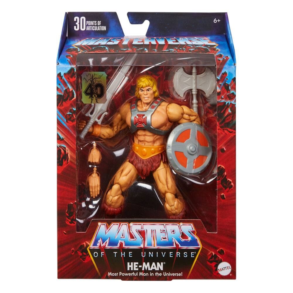 Masters of the Universe Masterverse Actionfigur 2022 40th Anniversary He-Man 18 cm
