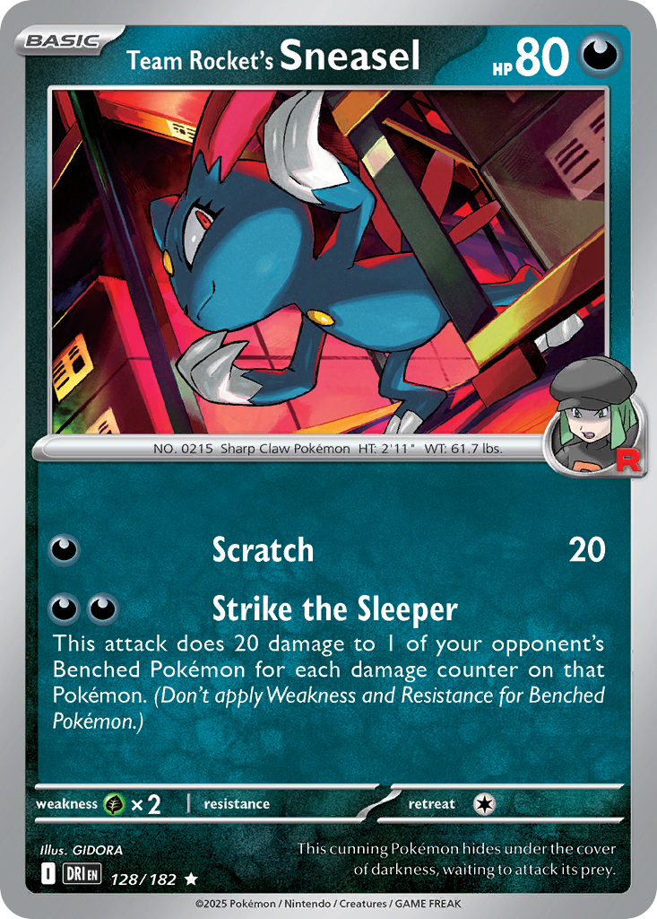 Team Rocket’s Sneasel - 128/182 - EN