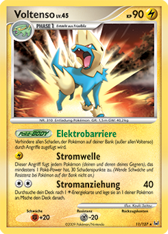 Voltenso - 11/127 - Pokemon TCG - Near Mint
