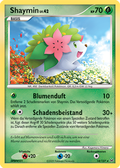 Shaymin - 14/127 - Pokemon TCG - Near Mint