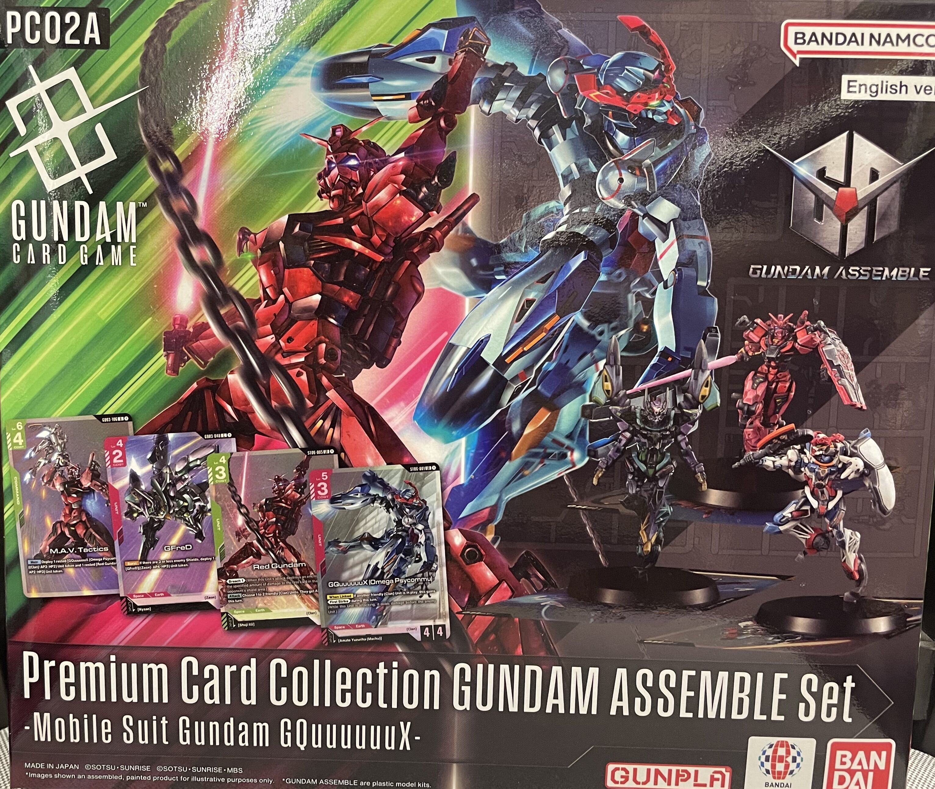 Premium Collection Gundam Assemble Set GQUUUUUUX (PC02A) - 1 Random - Gundam Card Game - EN Premium Collection Gundam Assemble Set GQUUUUUUX (PC02A) - 1 Random - Gundam Card Game - EN