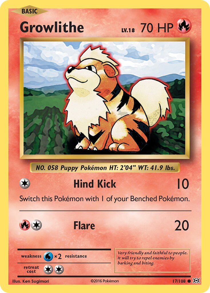 Growlithe - 17/108 - EN