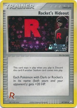 Rocket’s Hideout - 87/109 - Reverse Holo - EN