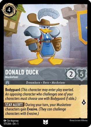 Donald Duck - Musketeer - 177/204 - EN Donald Duck - Musketeer - 177/204 - EN