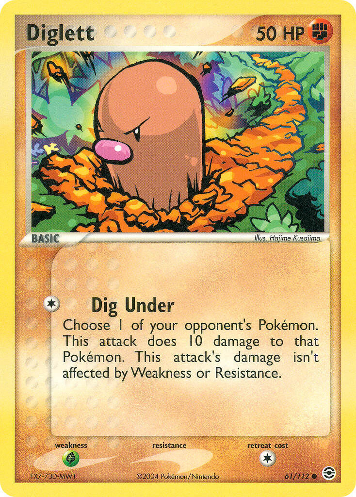 Diglett - 61/112 - EN Diglett - 61/112 - EN
