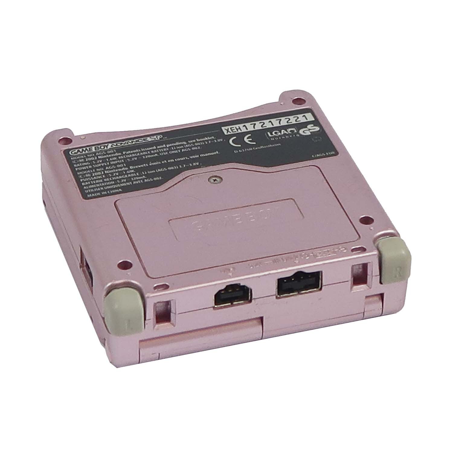 Game Boy Advance SP Pink mit Ladekabel