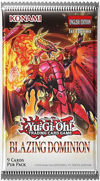 Blazing Dominion Booster Pack - 1. Auflage - Yu-Gi-Oh! - EN